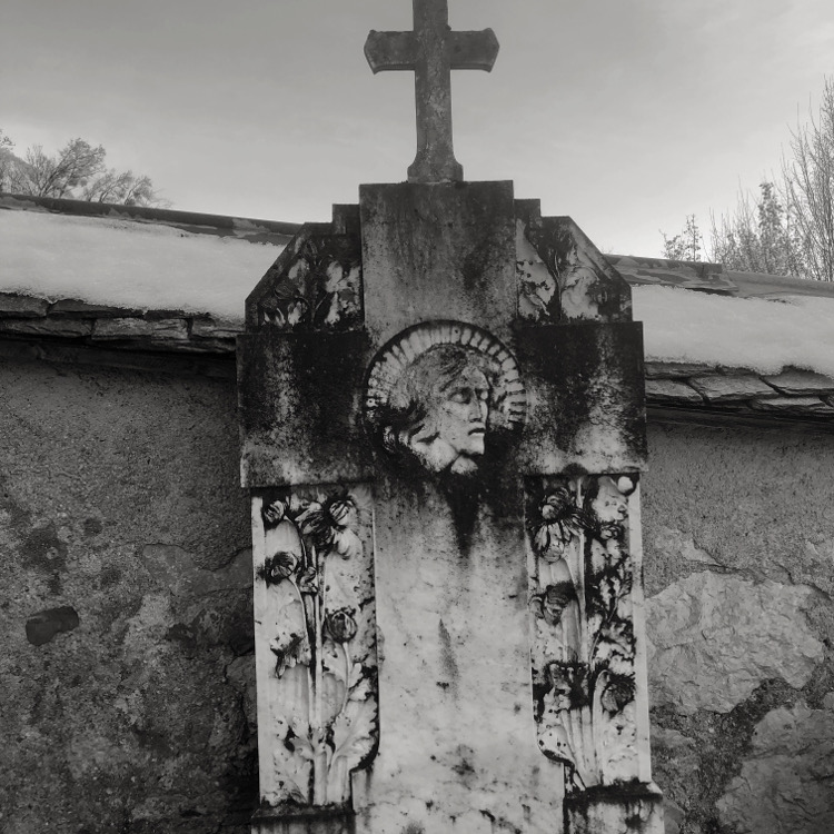 Yves Berger / Monotype cimetière 2019